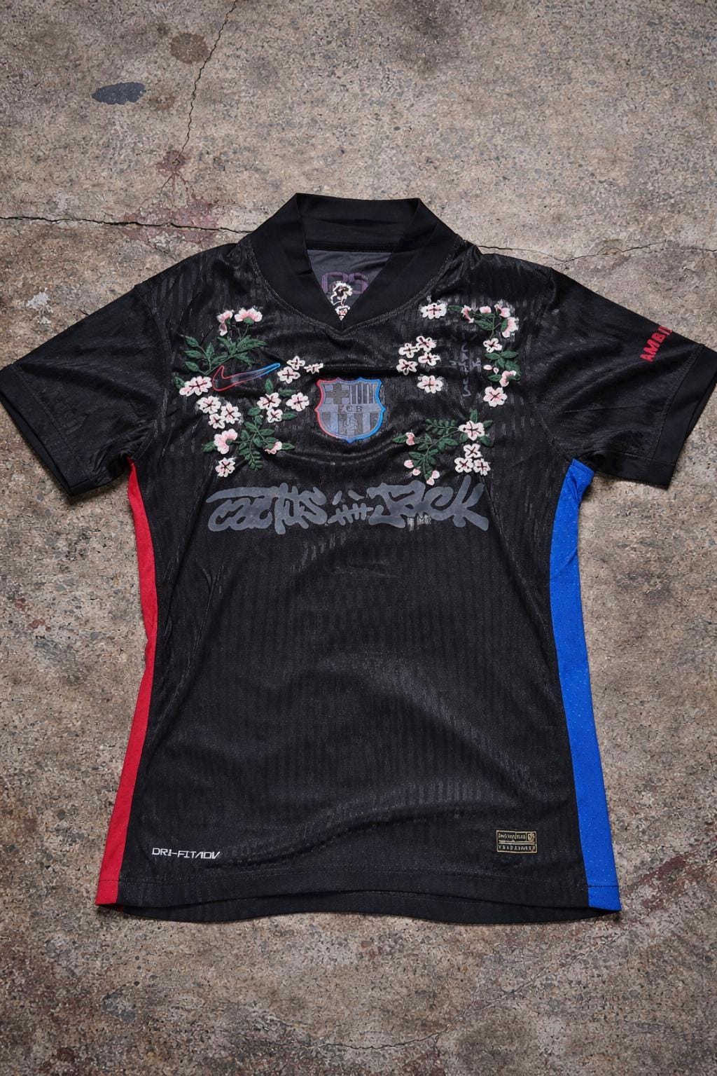FC Barcelona Special Edition Jersey Custom Floral Embroidery